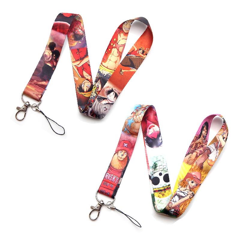 Cordon de dessin animé pirate multicolore: Accessoire pour téléphone, carte d'identité, porte-clés