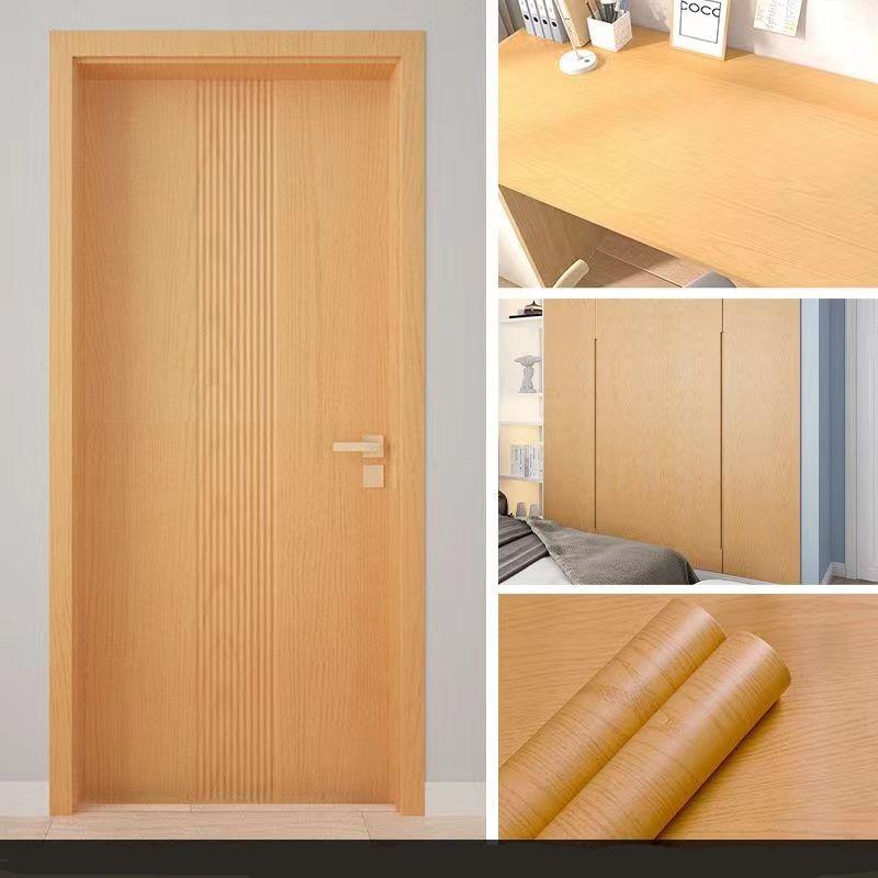 5 meter behang en behang Echt houtnerfbehang PVC Vinyl zelfklevend behang voor muur bureau kledingkast kast toonbank huisdecoratie