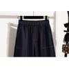 DIMANAF 2026 Primavera Estate Taglie Forti Donna Pantaloncini Jeans Vita Elastica Oversize Larghi Shorts Denim Cotone Blu Uniforme