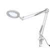 Magnifying Glass Magnifier with 64 LEDs Clamp Clip Light 8X Magnification 10 Levels Adjustable