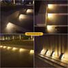 LED Outdoor Step Lights, Courtyard Lenses, High Brightness Atmosphere Decoration, Step Lights, Waterproof and Anti-theft Solar