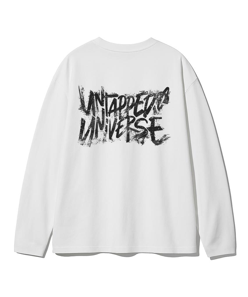 UNTAPPED STUDIO Universe Painting Scratch Oversized Long Sleeve T-Shirt 8 Colors (Type A)