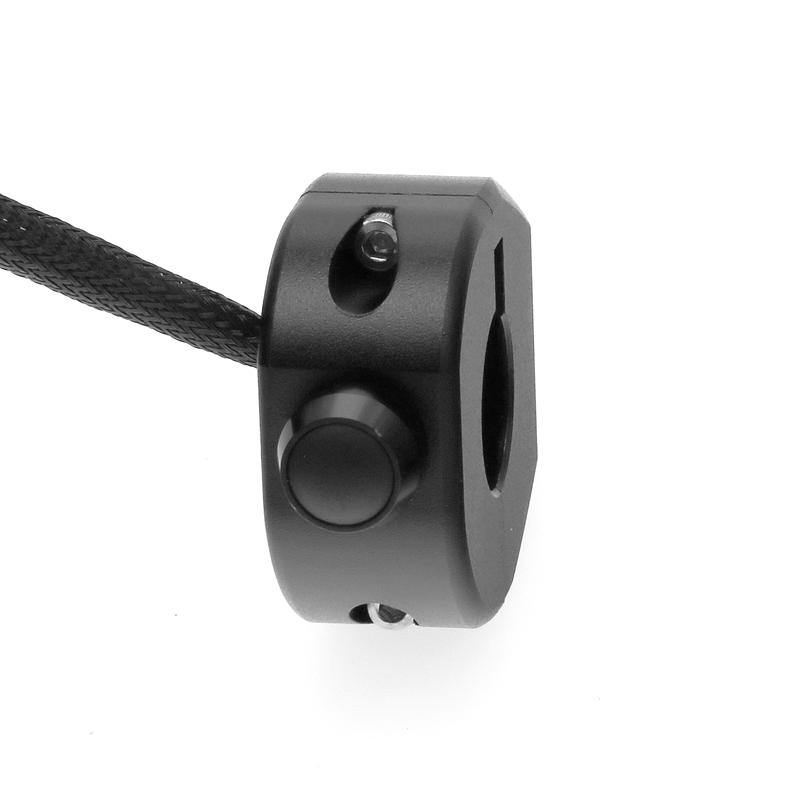 LMoDri 7/8" 22mm Motorcycle CNC Momentary Latching Switch Aluminium Alloy Switch Motorcycle Handle Grips Reset