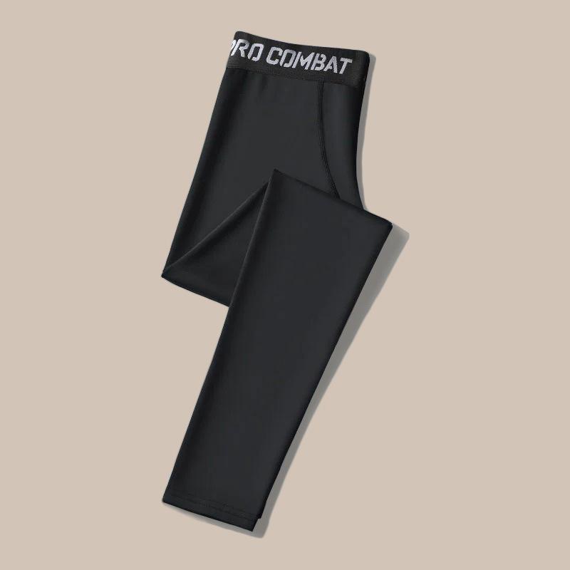 

Мужские зимние компрессионные тренировочные штаны: Высокоэластичный, Быстросохнущий, С начесом, Теплый, Спортивный базовый слой 4XL (180-200 lbs)