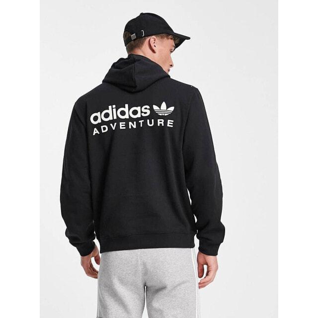 

Худи черного цвета с логотипом на груди adidas Originals Adventure