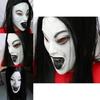 Female Ghost Mask Latex Costume Accessory For Horror Themed Events
