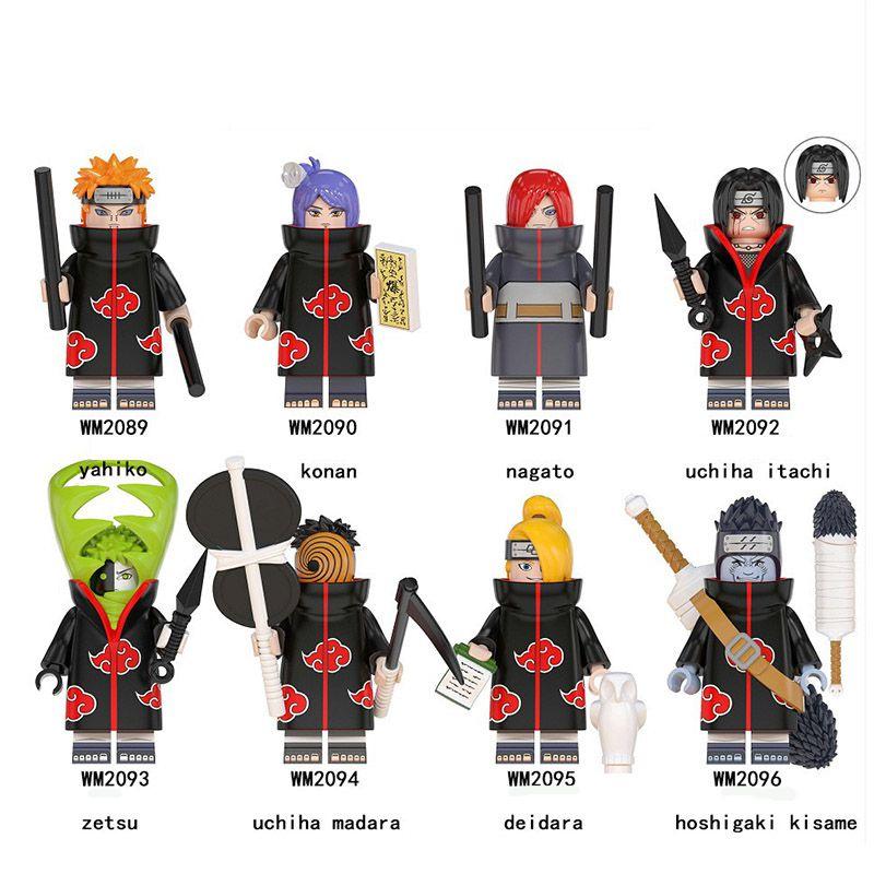 Naruto DIY Bausteine Figuren Set - Hochwertige Materialien Für Kinder Zum Bauen Ihrer Eigenen Helden