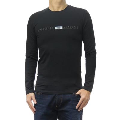 Armani Long 111984 4F525 Schwarz M [Emporio Unterwäsche] Herren T-Shirt [Artikel]