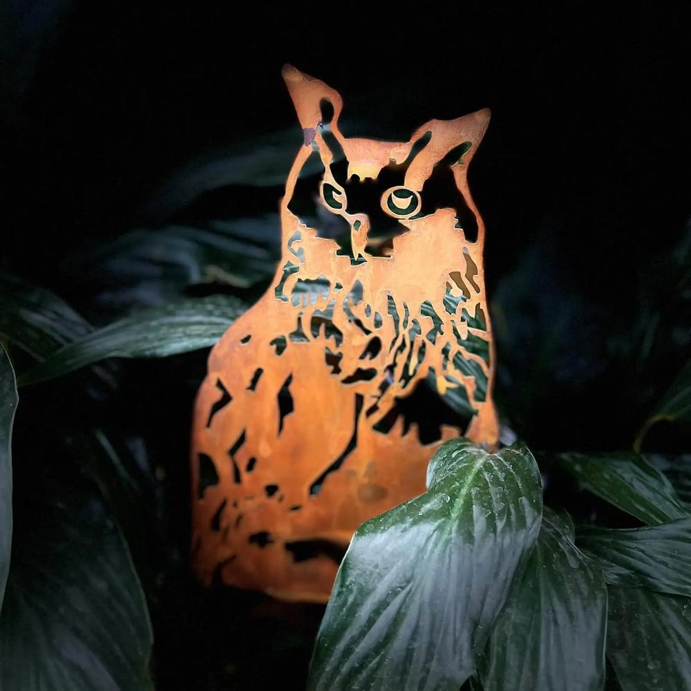 Садовые украшения Rusty Animal Garden Metal Yard Art Corten Steel Outdoor Decor Squirrel — фото 7