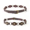 Wide Faux Leather Belt For Women With Alloy Buckle For Casual And Party Wear