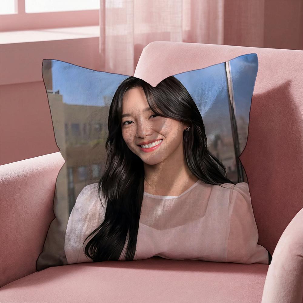 S-Singer S-Se J-JeongS Cushion Cover Multi-Scene Pillow Cover for Home & Car - Reversible, Soft & Durable for Daily Use