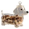 Pet Snack Jar, Cute Dog Shape Glass Sealed Food Storage, Food Storage Container Snack Container With Lid For Kitchen