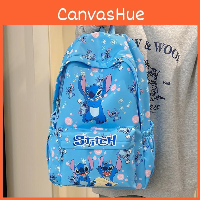 Cartoon Stitch Pattern Kids Backpack With Lightweight Nylon For School Education