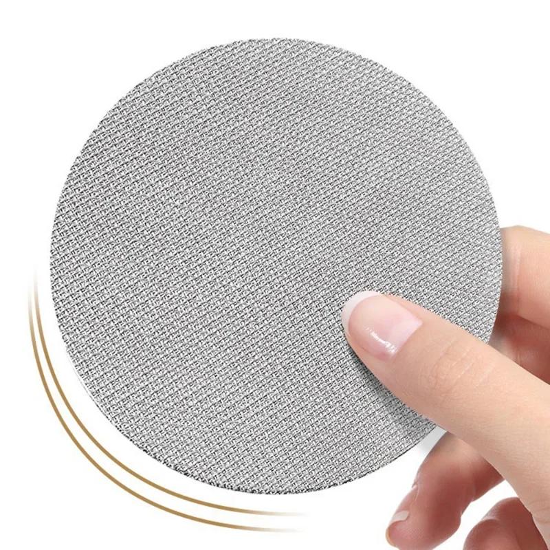 51/53/58mm Coffee Secondary Water Distribution Net 1mm/1.7mm Stainless Steel Filter Coffee Handle Sintered Net Coffee Utensils