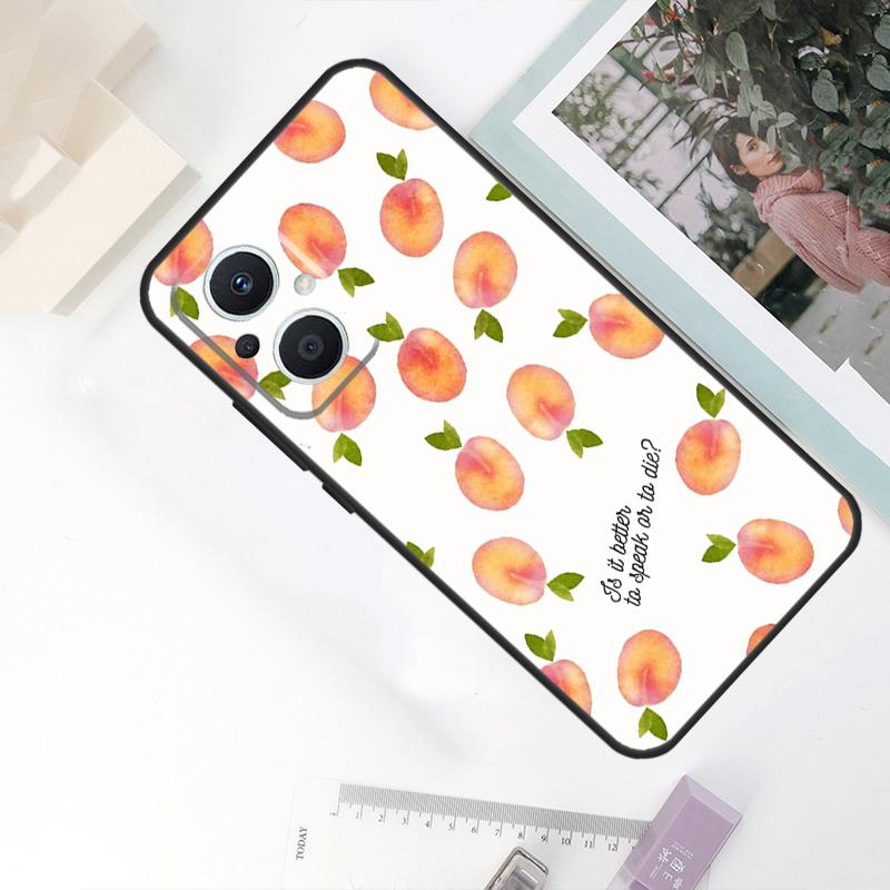 Call Me By Your Name Peach Case For OPPO Reno 8T 4Z 5Z 11F 10 Pro 4 5 6 8 7 Lite OPPO Find X6 X5 Pro X2 X3 Neo Cover