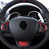 Autocolant Real Fibra de Carbon Moale Pentru Renault Clio 4 2013 2014 2015 2016 2017 2018 Volan Stânga Dreapta Panou Cadru Butoane Volan Mașină