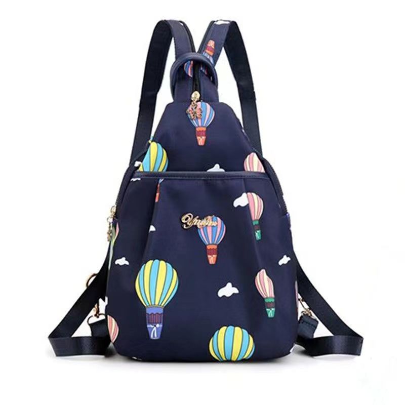 

Мини-рюкзак из ткани Оксфорд, женская нейлоновая сумка, нагрудная сумка, модная дорожная повседневная женская сумка small синий