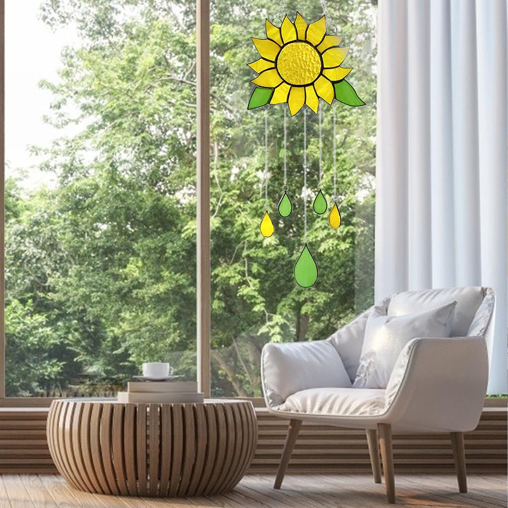 Wind Bell Alloy Wind Chime Epoxy Hanging Craft Decoration Windbell for Home Garden