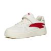 Anta Kids Velcro Strap Breathable Casual Skate Shoes Off White Red A332118000C-1