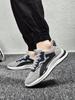 New men's shoes breathable mesh lace-up dad shoes men's running casual sports shoes