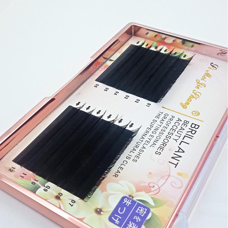 0.07YY Natürliche Weiche Y-förmige Geflochtene Falsche Wimpern