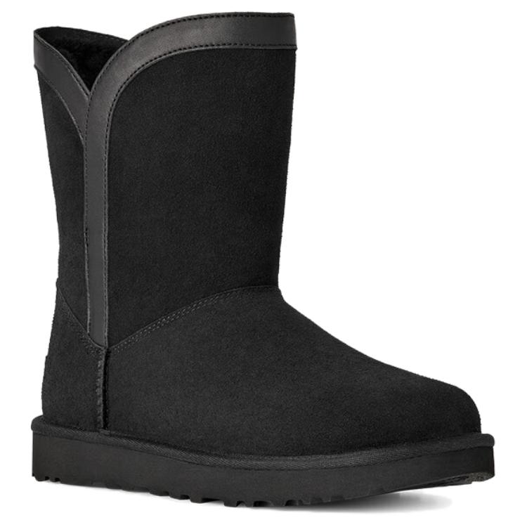 UGG Classic Novelty Short Mid-Calf Snow Boots Women boots Black 1174515-BLK