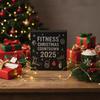Modern Workout Advent Calendar With 24 Clear Acrylic Boxes Decorative Holiday Decoration For Family Use