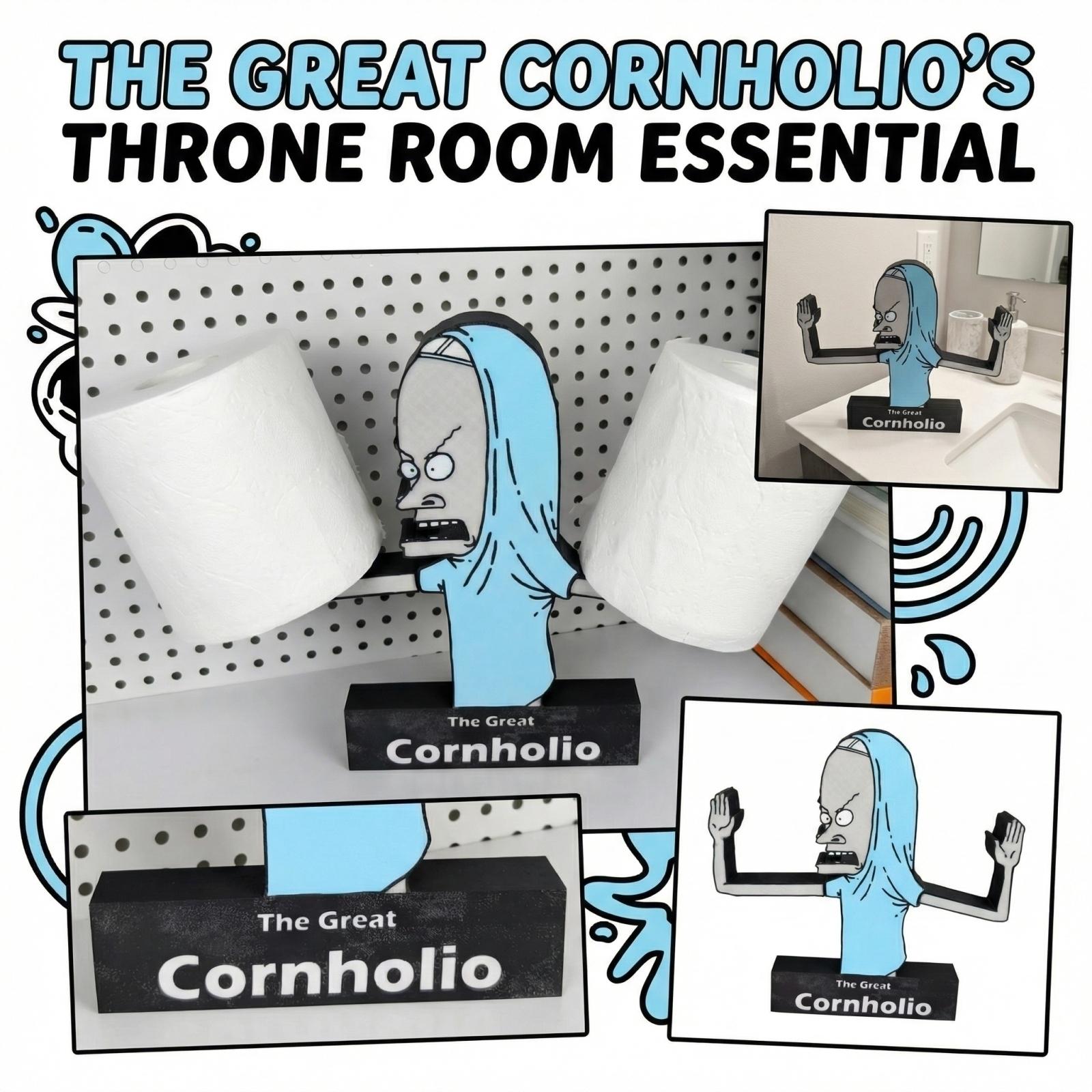 

Cartoon-shaped Toilet Paper Holder, Bathroom Accessory Tissue Holder One Size