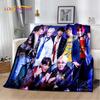 Kpop B-Bts Bangtan Kim JIN SUGA V JIMIN Soft Plush Blanket,Flannel Blanket Throw Blanket for Living Room Bedroom Bed Sofa Picnic