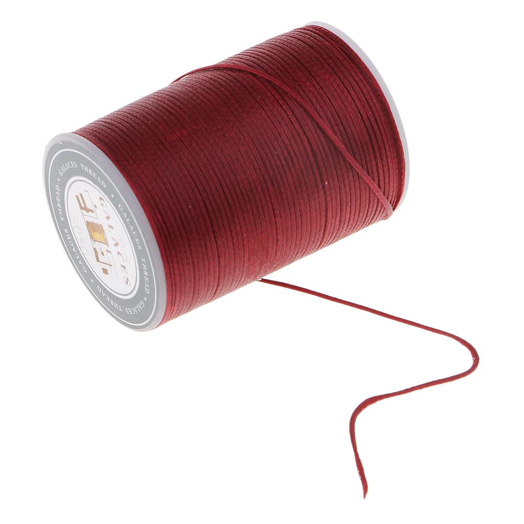 Waxed Polyester Sewing Thread Heavy Duty Embroidery Cord Multicolored Spool for DIY Leathercrafts Hand Sewing Accessories