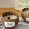Coconut Shell Scented Candle: Home Decor & Gift