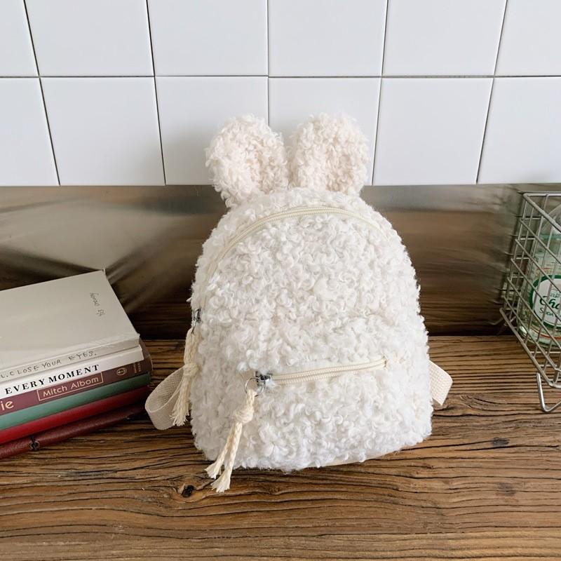 Zaino Peluche Cartoon per Bambini con Materiale Traspirante per l'Asilo