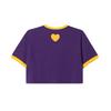 Gucci SS23 Drop Shoulder Sleeve T Shirt Women's Dark Purple 753879-XJFVF-5878