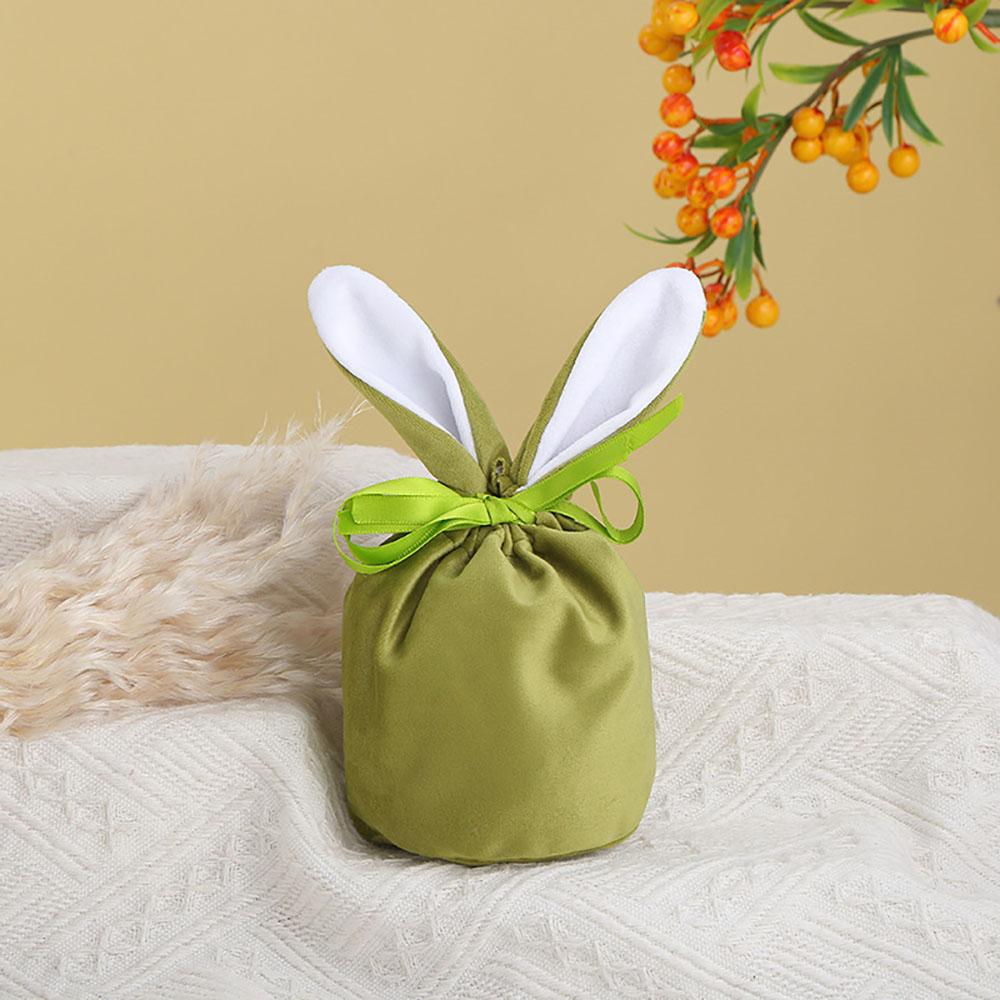 Osterhase Ohren Süßigkeitentasche Schokoladentaschen Stoffbeutel Niedlicher Hase Geschenkverpackungstaschen Ohren Design Geburtstag Hochzeitsparty Juwel