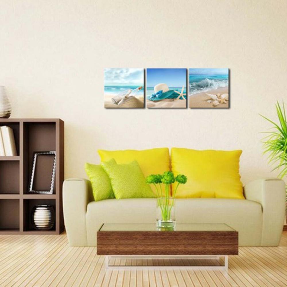 3Pcs Blue Sea Canvas Wall Art Ocean Pictures For Home Bedroom Living Room Decor 3Pcs Blue Sea Canvas Wall Art Ocean Pictures For Home Bedroom Living Room Decor