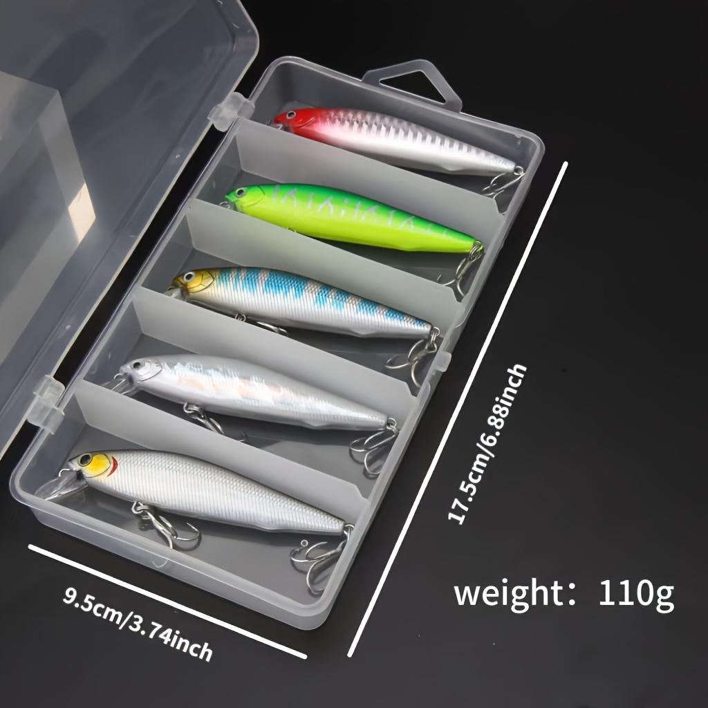 

5 шт./коробка Воблер с длинным хвостом для рыбалки 10,5 см Плавающая жесткая приманка Искусственный воблер Крэнкбейт 3D глаз Карп Окунь Рыболовные снасти