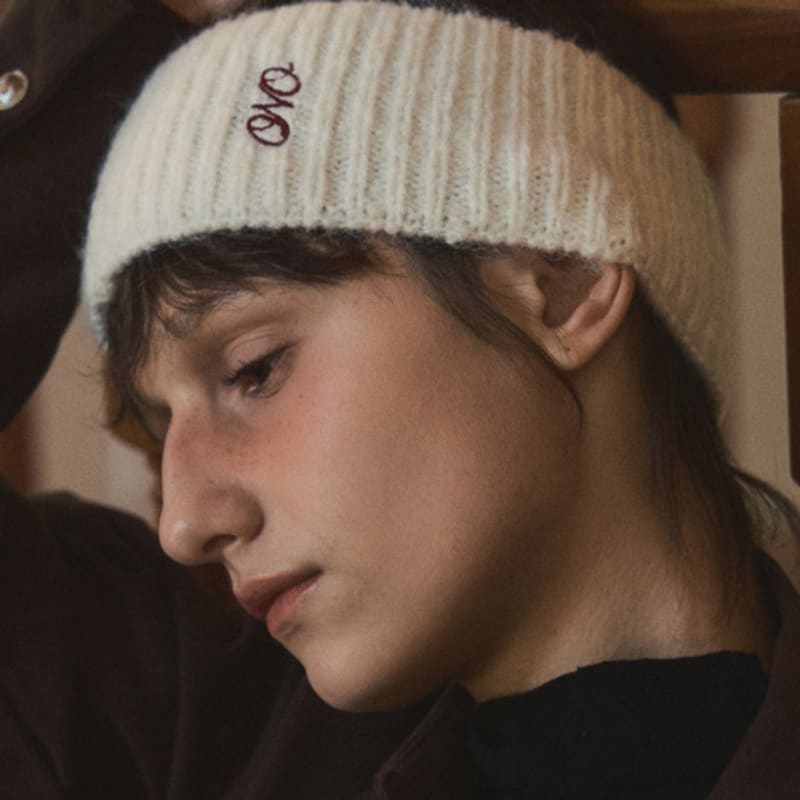 OUR NOSTALGIA ono knit hair band_2color