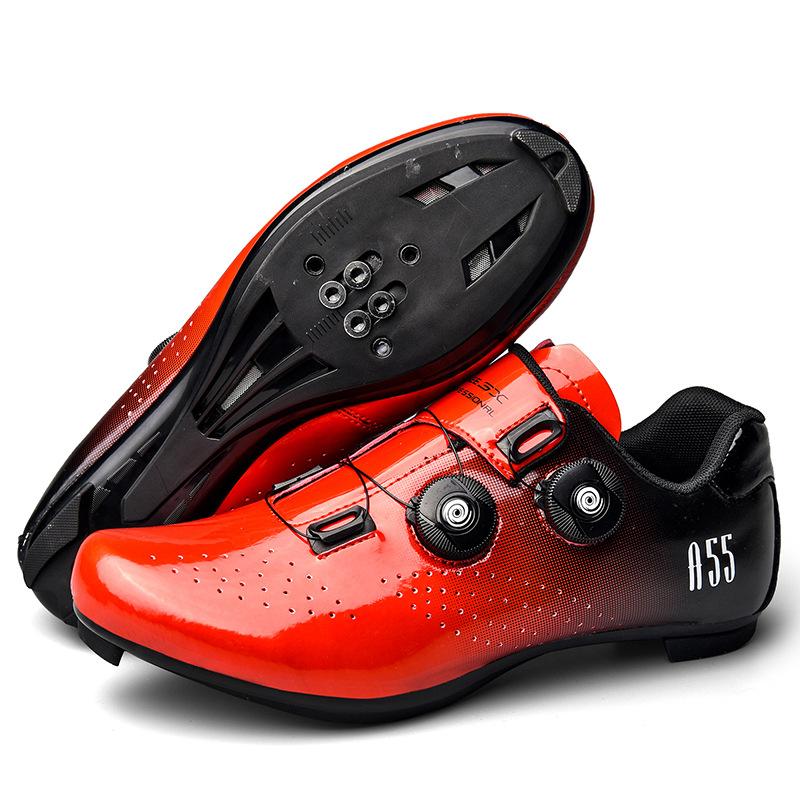 New large size outdoor unlocked cycling shoes road bike lock shoes men's and women's breathable mountain bike shoes help