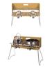 CLS Portable Folding Double-Burner Gas Camping Stove