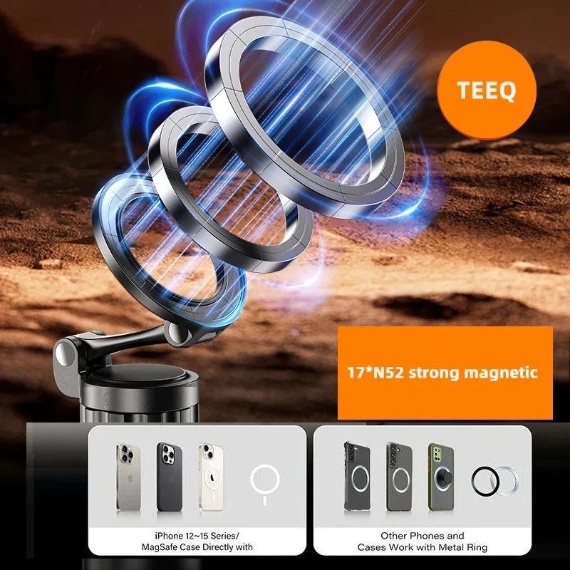 Adjustable Multi- Rotate Magnetic Phone Clip Holder Airplane Travel Essentials Travel Portable Mobile Phone Stand For iP