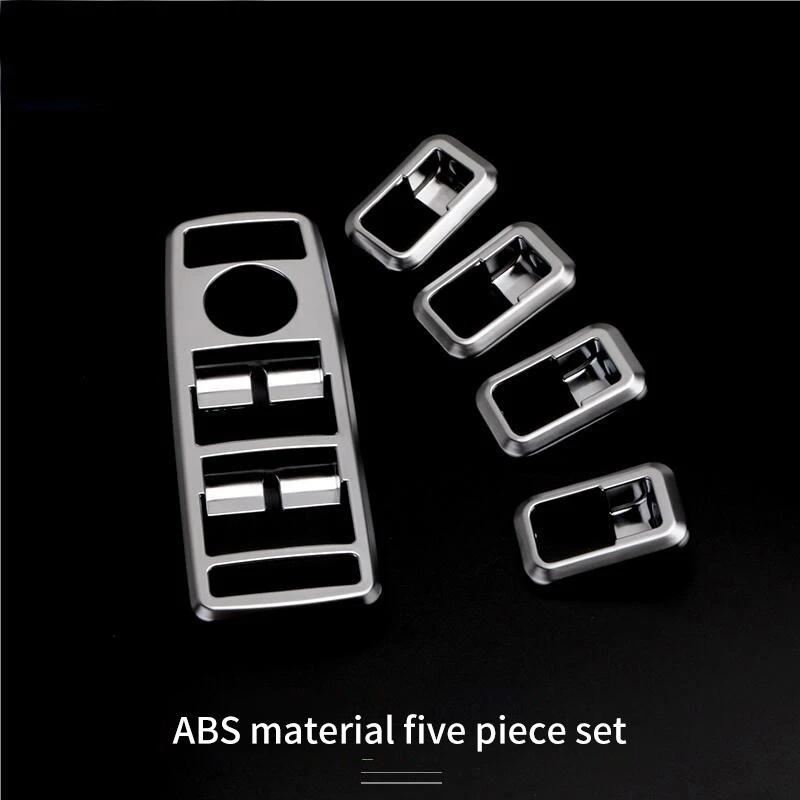 Car Accessories For Benz E Class Coupe W207 C207 2009-2016 5pcs Interior Car Decor Car TrimInner Armrest Window Switch Cover