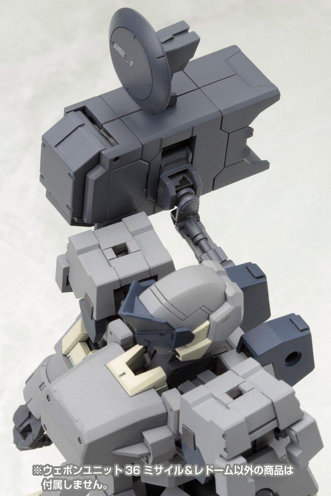 KOTOBUKIYA M.S.G Modeling Support Goods Weapon Unit 36 Missile & Radome, Approx. 48mm Long, Non-Scale Plastic Model