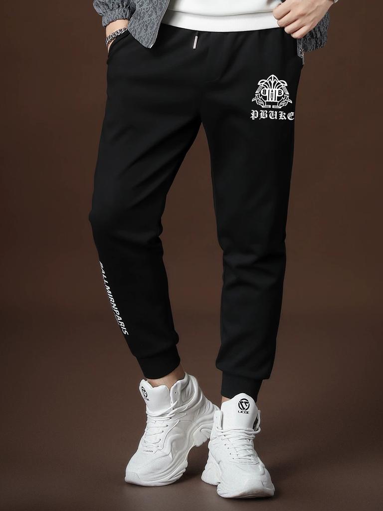 European Style Trendy Versatile Casual Pants for Men, New Autumn and Winter Sweatpants, Men's Jogger Pants, Sports Men's Trousers, Trendy Brand