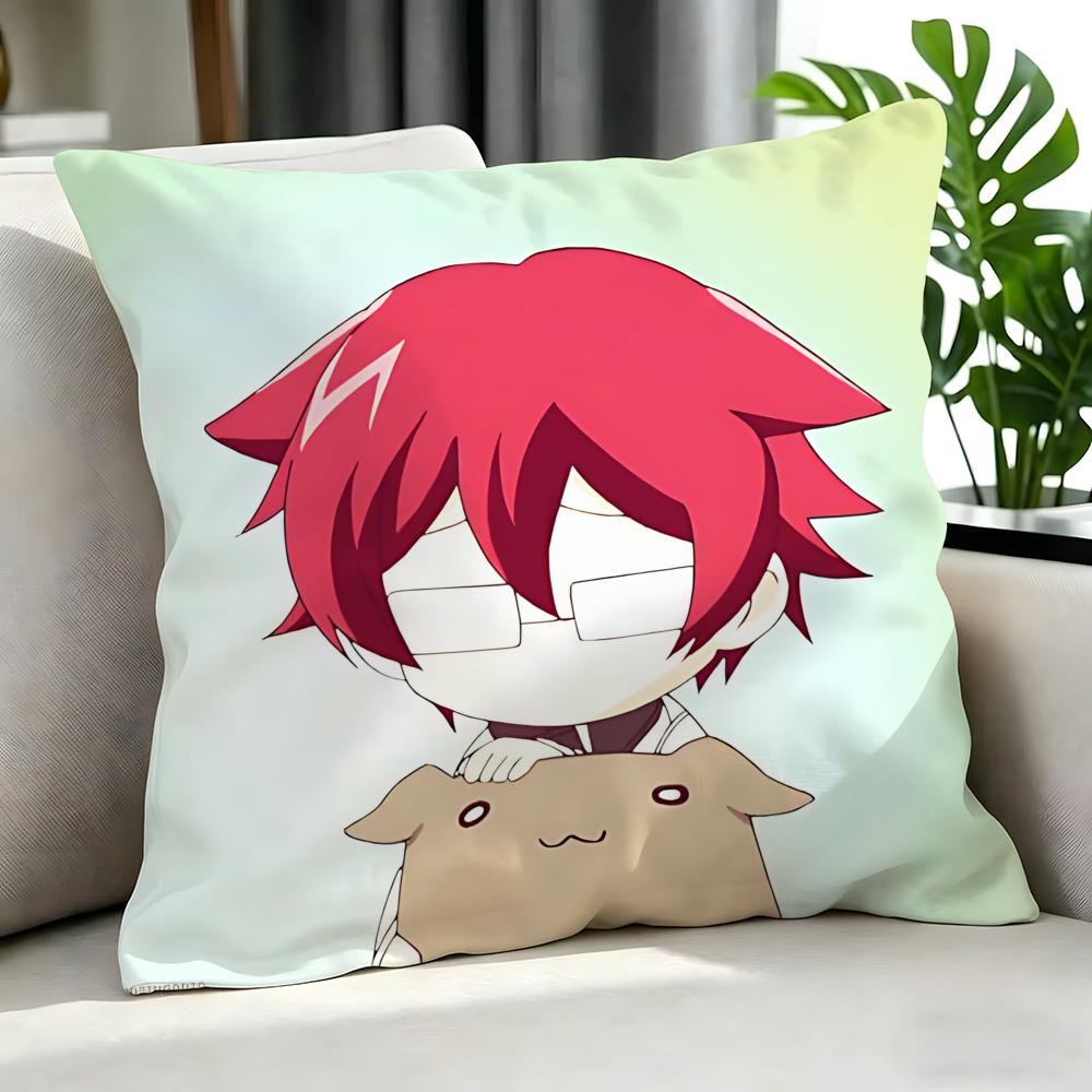 Anime CCuticle Tantei Inaba Cushion Cover Cushion Cover Set Pcs x x x Pillowcase Decorative Sofa Home Decor