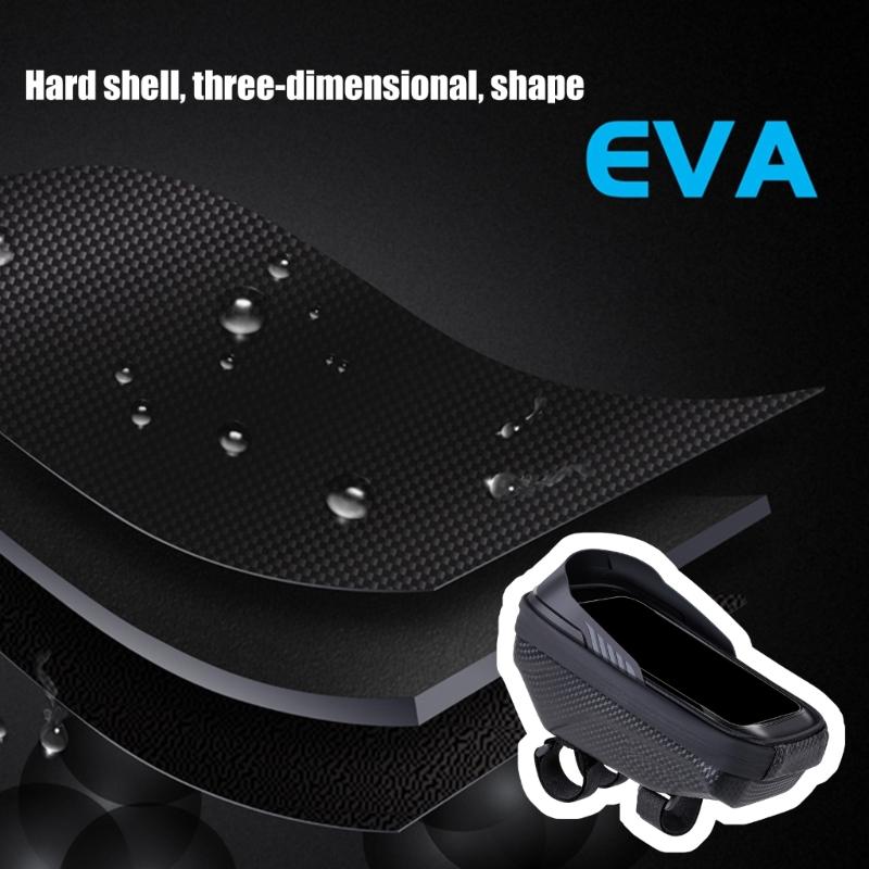 Road Bikes Front Top Tube Bag Bicycles Front Phone Holder Pouch Bicycles Storage Bag Cycling Front Top Tube Pouch