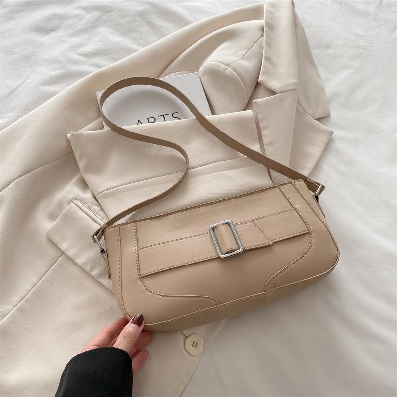 

Women s simple and high-value shoulder bag 2025 spring new versatile ins armpit bag is popular this year, women s bag trend