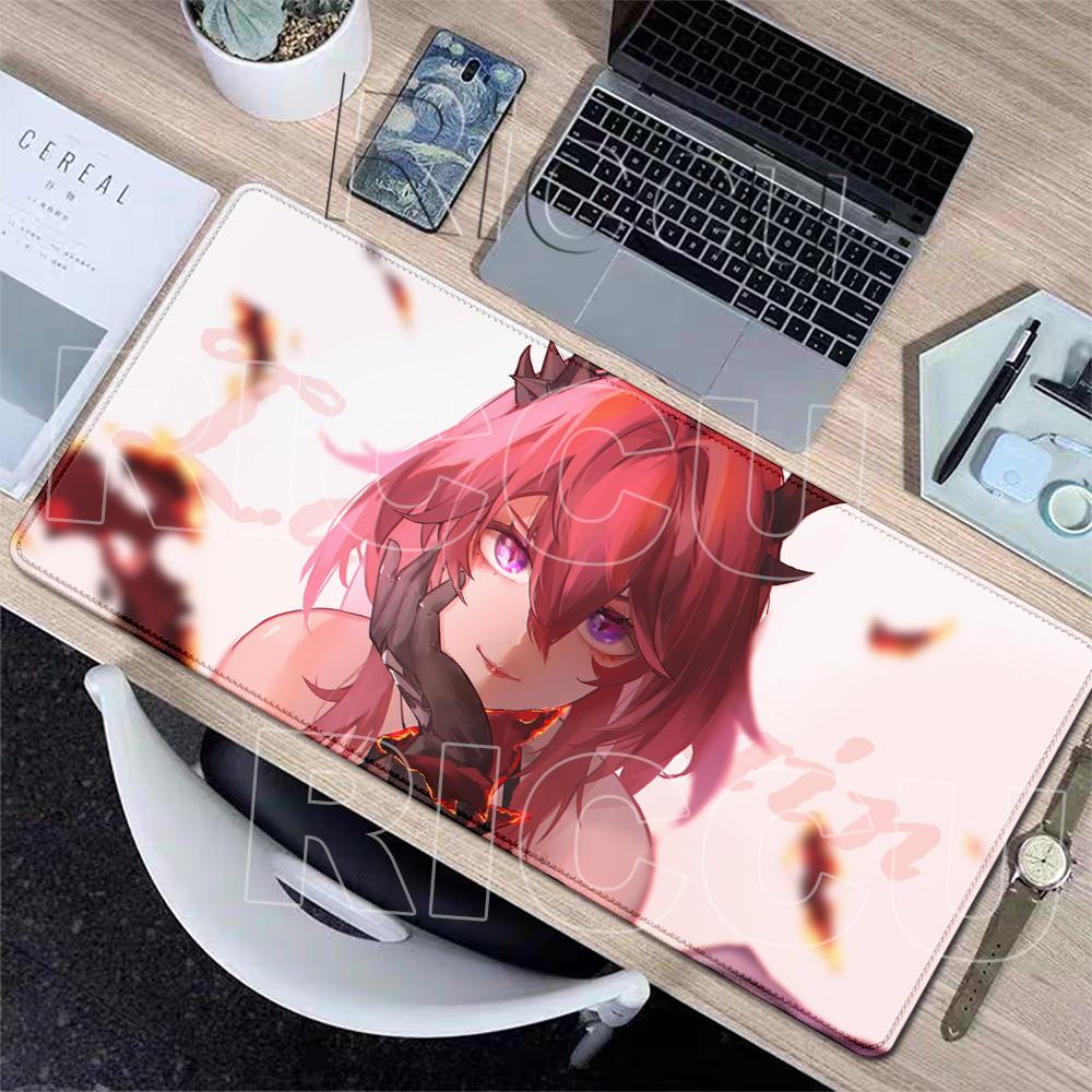 HD-Druck Arknights Endfield Mauspads Anime-Mädchen Mauspads Groß Gamer XXL Laptop-Teppich Gaming-PC-Zubehör Verlängerte Schreibtischmatte