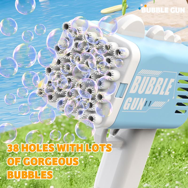 Handheld Electric Dinosaur Bubble Gun Children's Toy Lighting Outdoor Bubble Toy Wedding Prop Without Battery Bubble Water