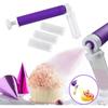 Manual Cake Airbrush Decorating Kit Spray Gun for Designs Food Coloring Baking Supplies Dessert Kitchen Accessories Cake Mold