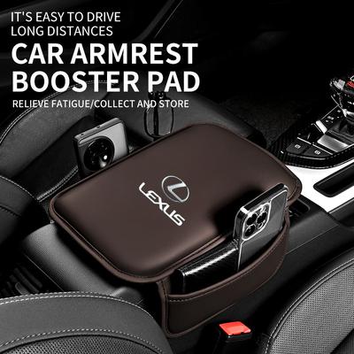 Leather Car Armrest Box Pad Mat for RX300 IS200 IS250 ES350 CT200h UX250h NX300h RX350 ES300h RX400h NX IS300h - Interior